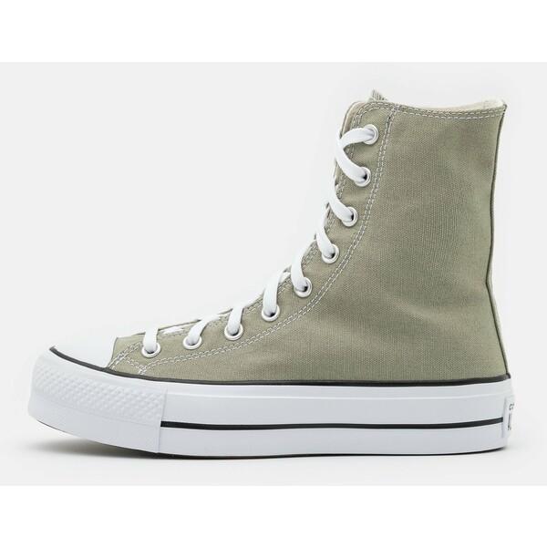 Converse CHUCK TAYLOR ALL STAR LIFT Sneakersy wysokie light field surplus/white/black CO411A1ED