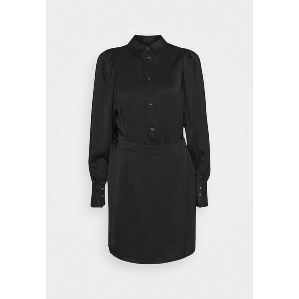DESIGNERS REMIX EMMY SHORT DRESS Sukienka koszulowa black DEA21C038