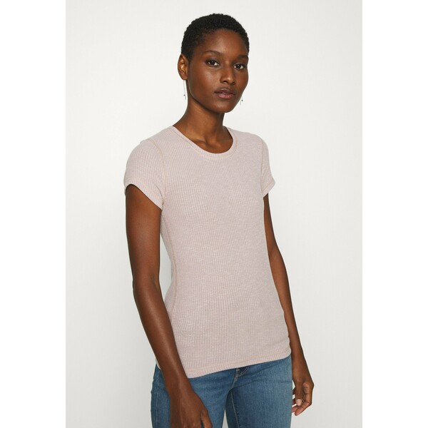 Abercrombie & Fitch SLIM TEE T-shirt basic pink A0F21D05W