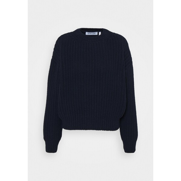 NU-IN CHUNKY SWEATER Sweter navy NUF21I00T
