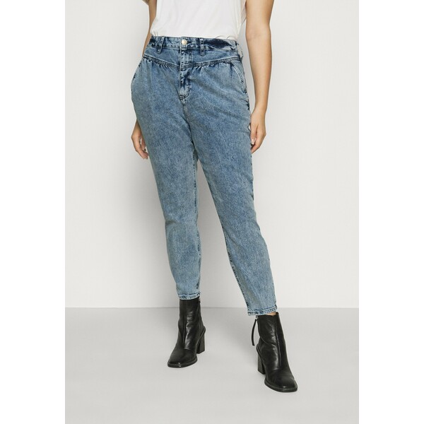 River Island Plus Jeansy Relaxed Fit denim marl RIE21N01A
