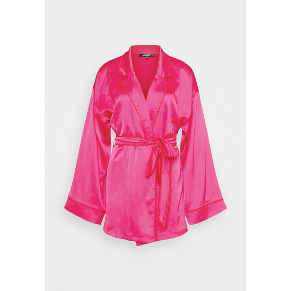 Missguided SCROLL ROBE Szlafrok pink M0Q81P00M