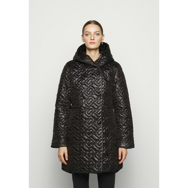 Diane von Furstenberg SIRENA Płaszcz zimowy black DF221U003