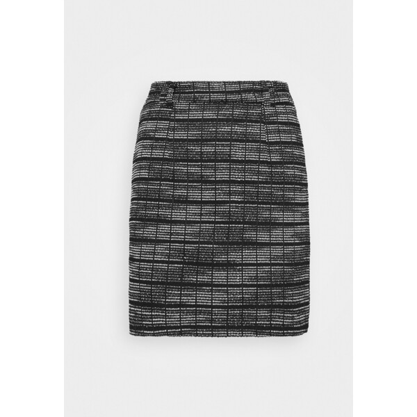 Anna Field mini skirt with belt loop Spódnica ołówkowa black/white AN621B09G