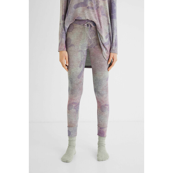 Desigual Spodnie od piżamy z motywem Kamasutry 21SWPKX33042