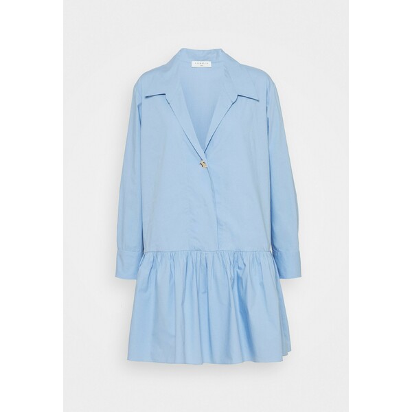 sandro Sukienka koszulowa bleu SAD21C0AQ