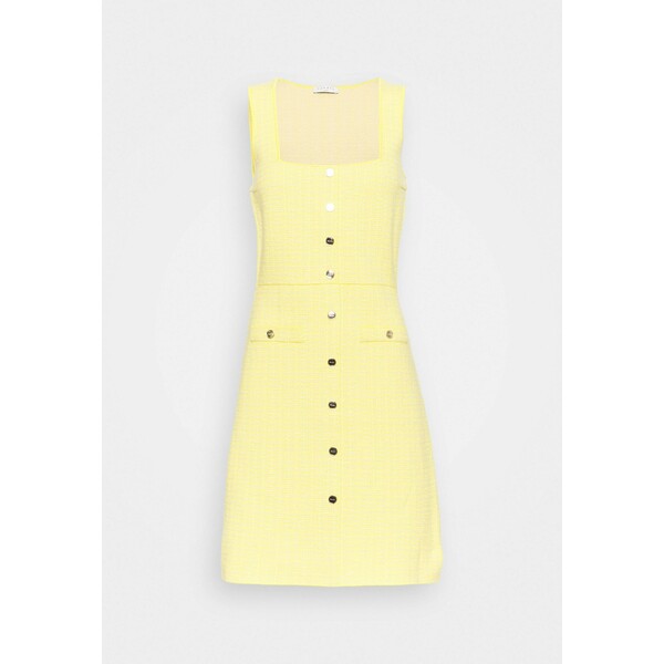 sandro CANNELLE Sukienka koszulowa jaune SAD21C0BH