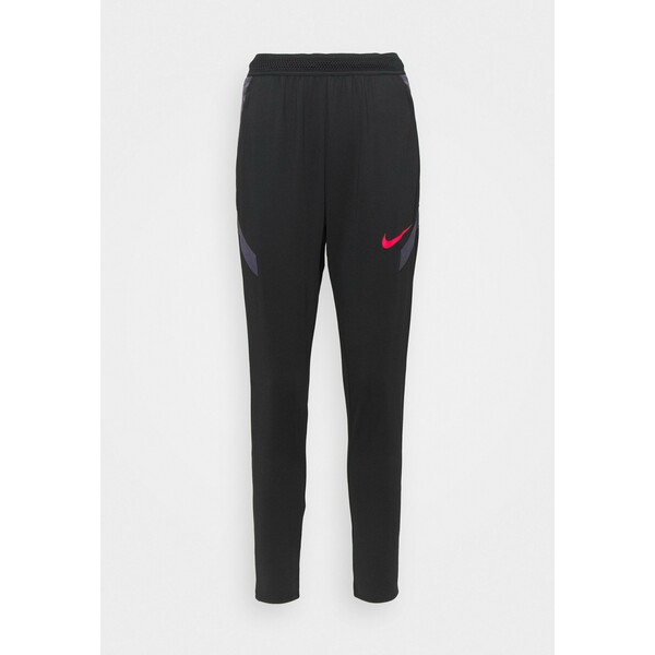 Nike Performance DRY STRIKE PANT Spodnie treningowe black/dark raisin/siren red N1241E1A0