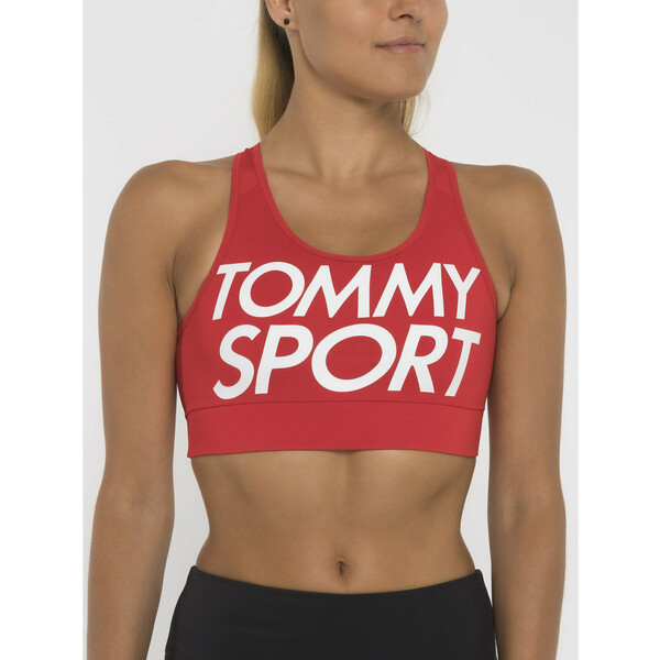 Tommy Sport Biustonosz top S10S100070 Czerwony