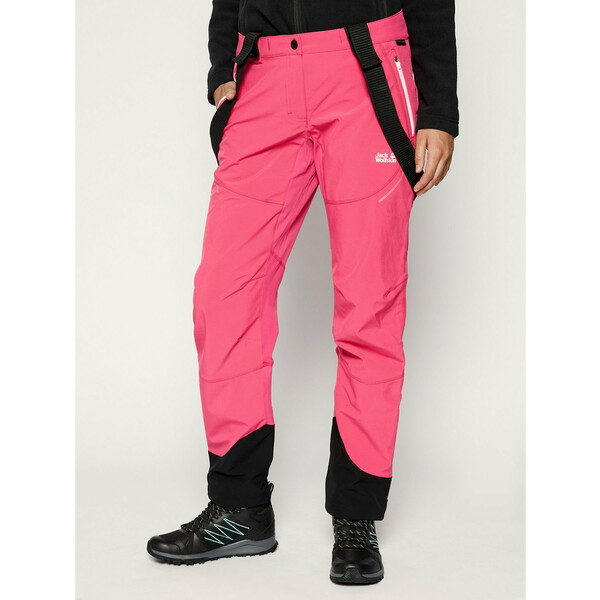 Jack Wolfskin Spodnie narciarskie Gravity Tour 1505121-2054 Różowy Regular Fit