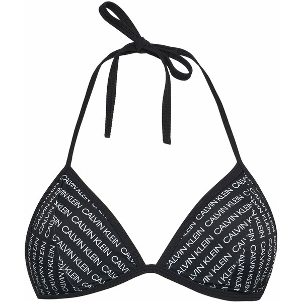 Calvin Klein Swimwear Góra od bikini Triangle KW0KW00892 Czarny
