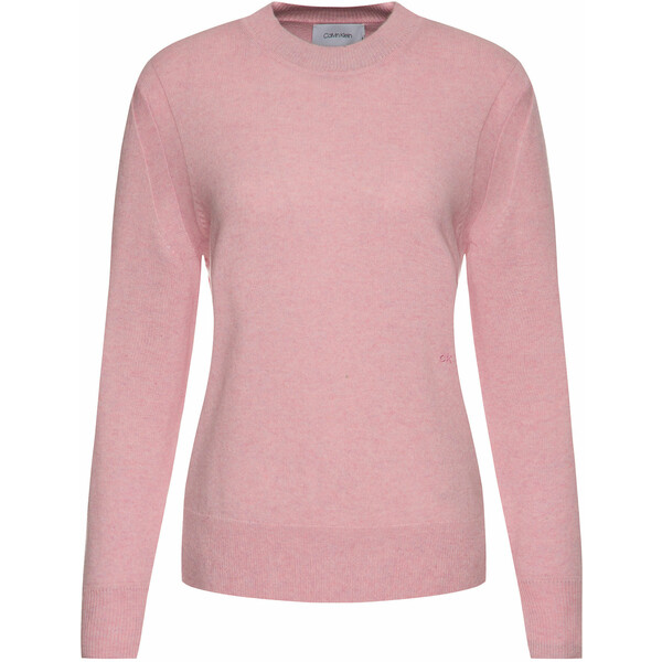 Calvin Klein Sweter Cashmere Crew Neck K20K201347 Różowy Regular Fit