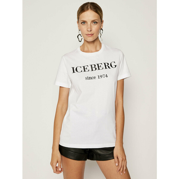 Iceberg T-Shirt 19II2P0F09A6331 Biały Regular Fit