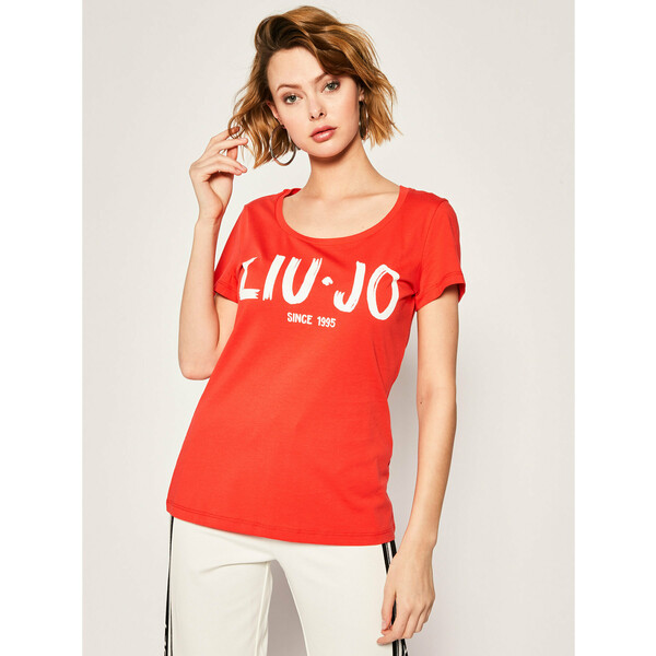 Liu Jo T-Shirt FA0280 J5703 Czerwony Regular Fit