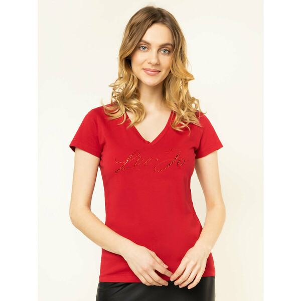 Liu Jo T-Shirt WA0324 J5703 Czerwony Regular Fit
