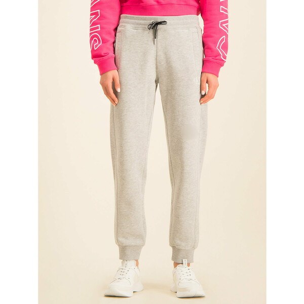 Calvin Klein Jeans Spodnie dresowe Blend Fleece J20J212872 Szary Regular Fit