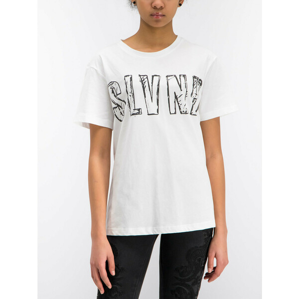 Silvian Heach T-Shirt Raselma CVP19050TS Biały Regular Fit