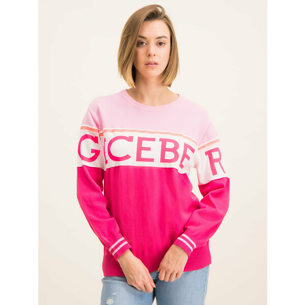 Iceberg Sweter 20EI2P0A00776044196 Różowy Regular Fit