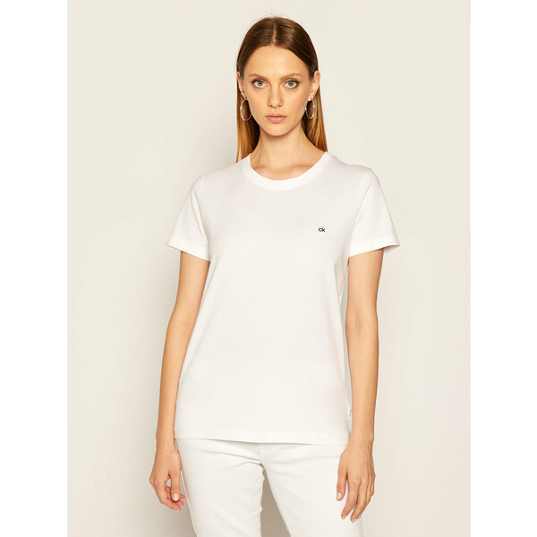 Calvin Klein T-Shirt K20K202132 Biały Regular Fit