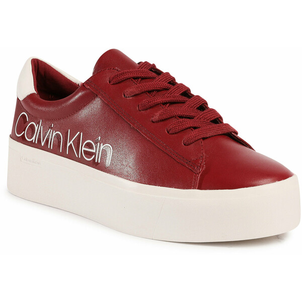 Calvin Klein Sneakersy Janika B4E6291 Czerwony