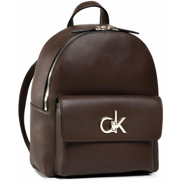 Calvin Klein Plecak Round Bp W/Flap Pckt K60K606336 Brązowy