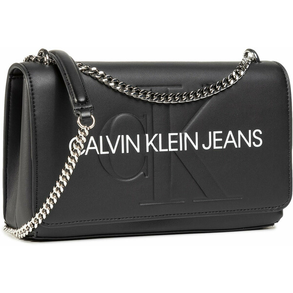 Calvin Klein Jeans Torebka Convertible Ew Flap K60K607198 Czarny