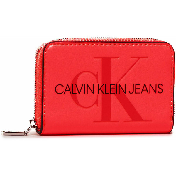 Calvin Klein Jeans Mały Portfel Damski Accordion Zip Around K60K607229 Różowy