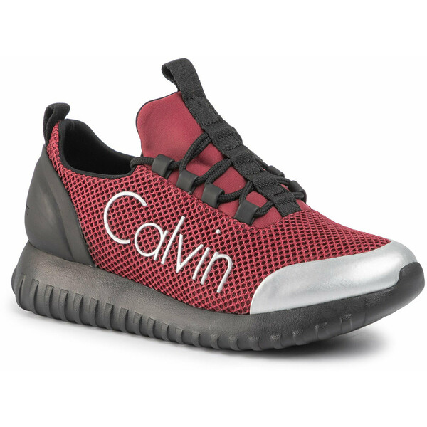 Calvin Klein Jeans Sneakersy Reika R0666 Bordowy