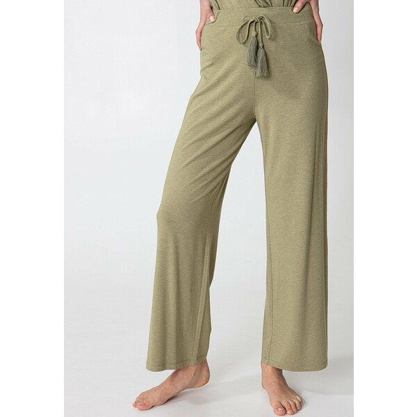 Indiska Spodnie od piżamy green INO81O004