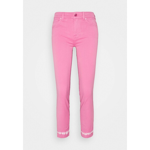 7 for all mankind ROXANNE ANKLE COLLEFHAN Jeansy Skinny Fit pink 7F121N0KV