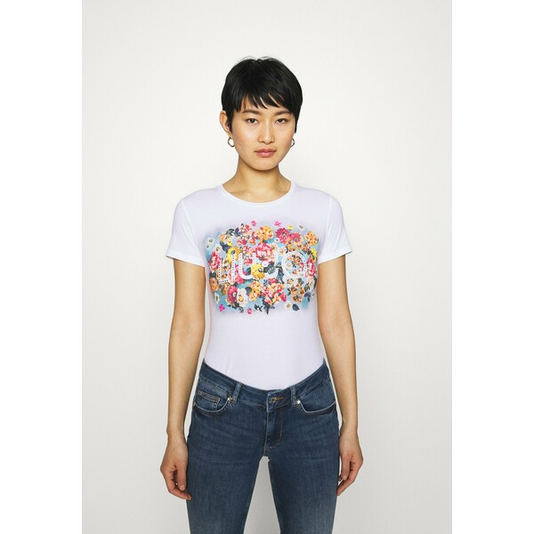 Liu Jo Jeans MODA T-shirt z nadrukiem white L2521D031