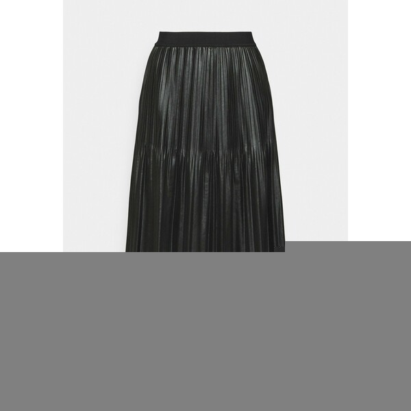 Esqualo SKIRT Spódnica plisowana black ESM21B00F