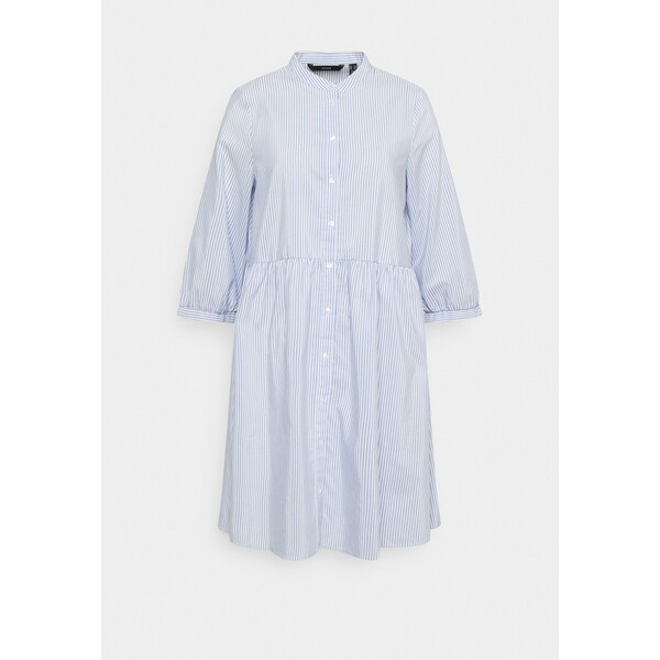 Vero Moda Tall VMSISI DRESS Sukienka koszulowa snow white/cashmere blue VEB21C07H