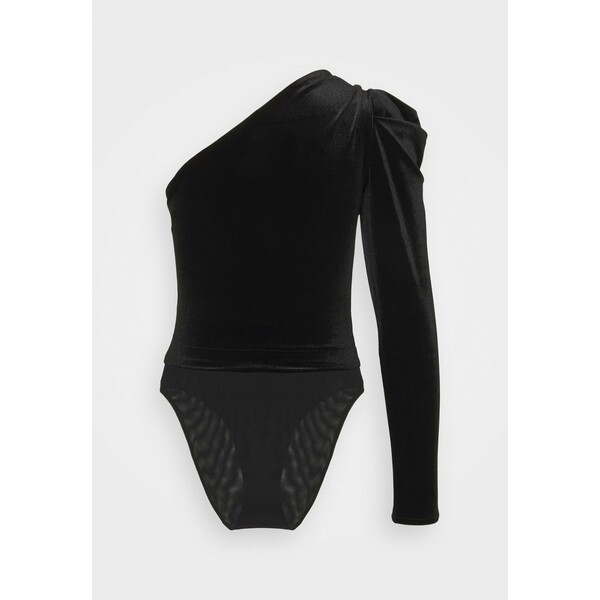 AllSaints DAPHNE BODYSUIT Bluzka z długim rękawem black A0Q21D08C