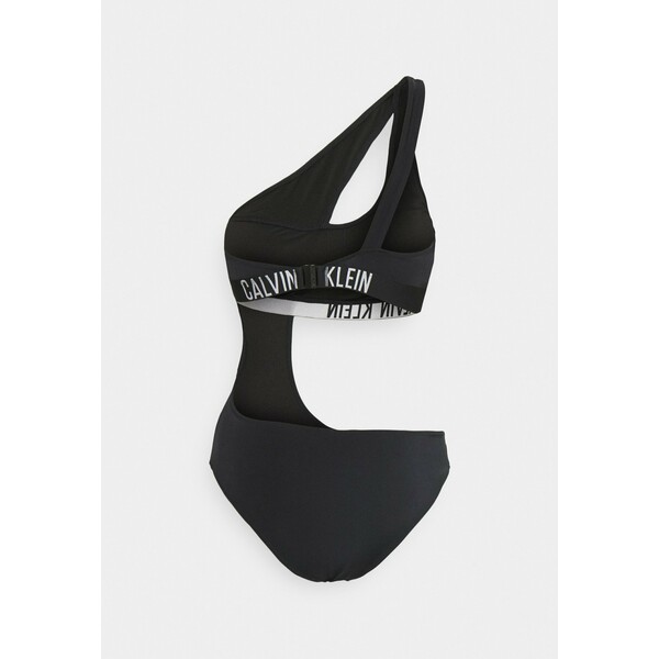 Calvin Klein Swimwear INTENSE POWER CUT OUT ONE PIECE Kostium kąpielowy black C1781G015