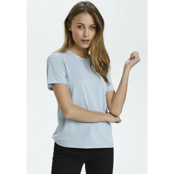 Soaked in Luxury T-shirt basic cashmere blue SO921D02C