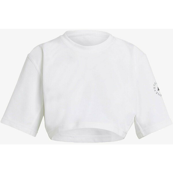 adidas by Stella McCartney ADIDAS BY STELLA MCCARTNEY FUTURE PLAYGROUND CROP TOP Bluzka z długim rękawem white AD741D08H