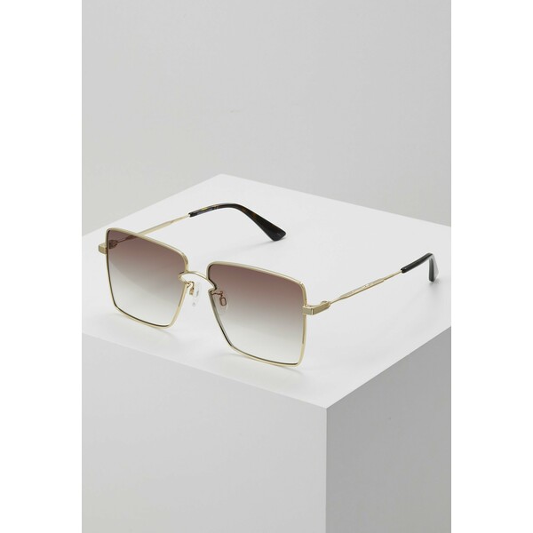 McQ Alexander McQueen Okulary przeciwsłoneczne gold-coloured/brown MQ151K010