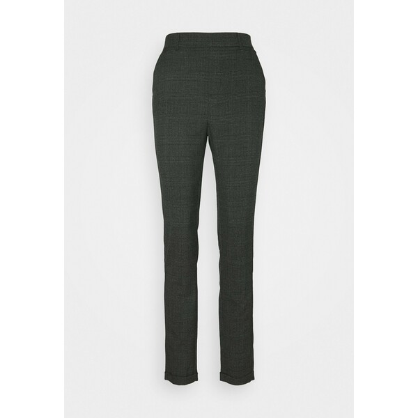 Vero Moda Tall VMMAYA ALEC CHECK PANT Spodnie materiałowe dark grey melange/black VEB21A032