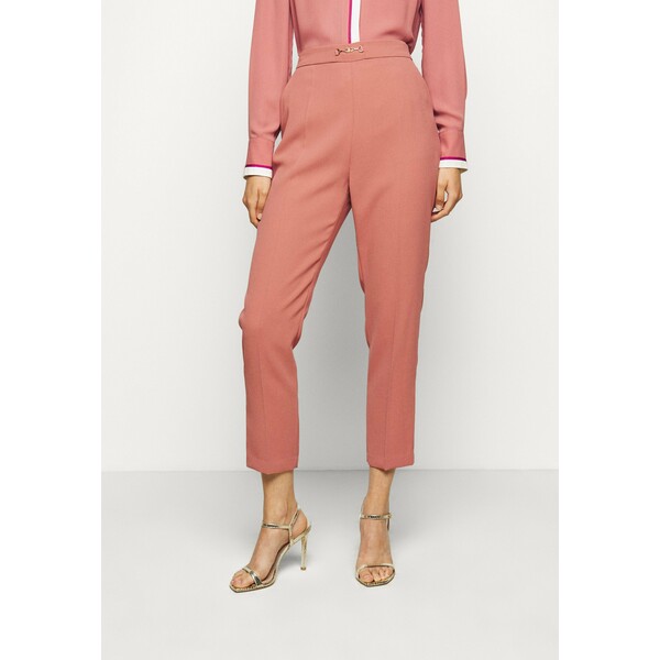 Elisabetta Franchi WOMEN'S PANTS Spodnie materiałowe rose gold EF121A02J