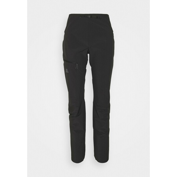 Salomon OUTSPEED PANTS Spodnie materiałowe black SA541E036