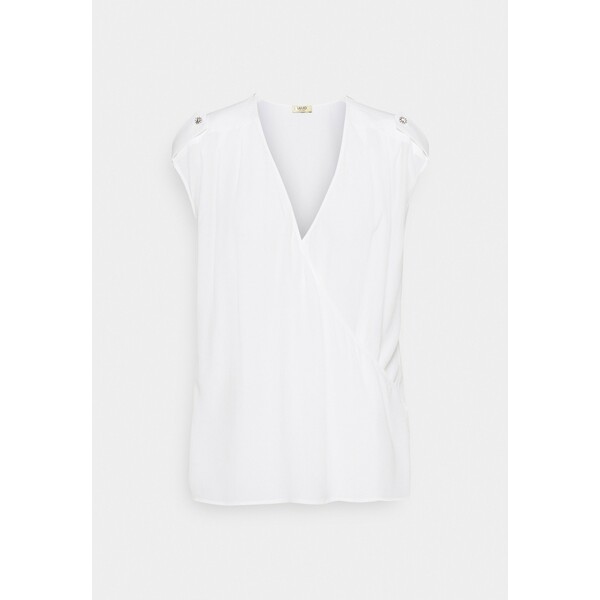 LIU JO INCROCIATO T-shirt z nadrukiem star white LI621E01Q