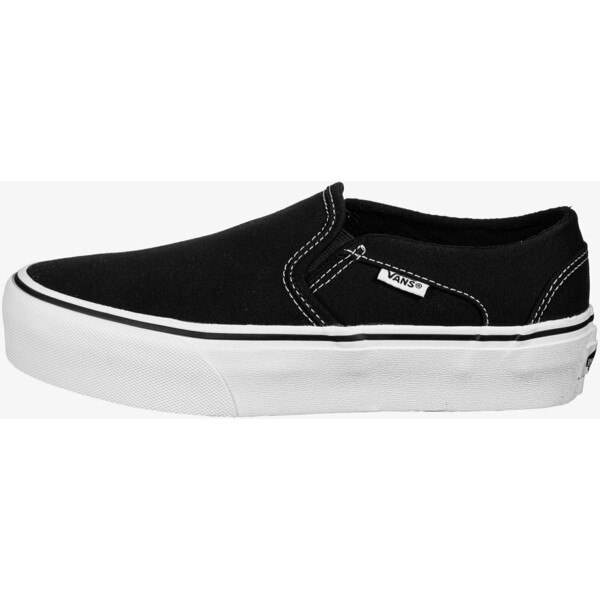 Vans ASHER Sneakersy niskie black / white VA211A0DG