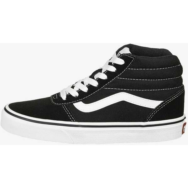 Vans WARD HI Sneakersy wysokie black / white VA211A0DF