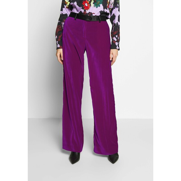 Paul Smith Spodnie materiałowe purple PS921A003