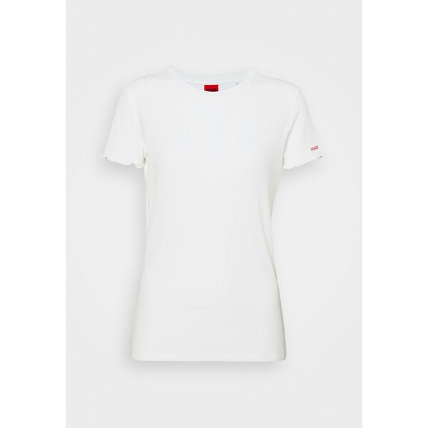 HUGO DIMARELLA T-shirt z nadrukiem natural HU721D06L