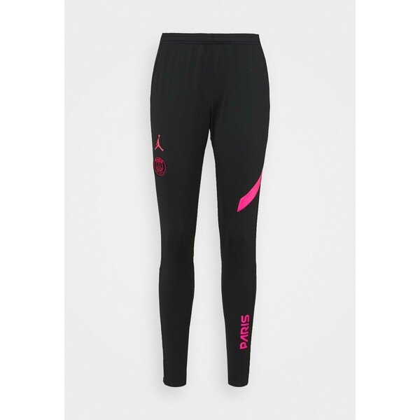 Nike Performance PARIS ST GERMAIN PANT Spodnie treningowe black/hyper pink N1241E15D