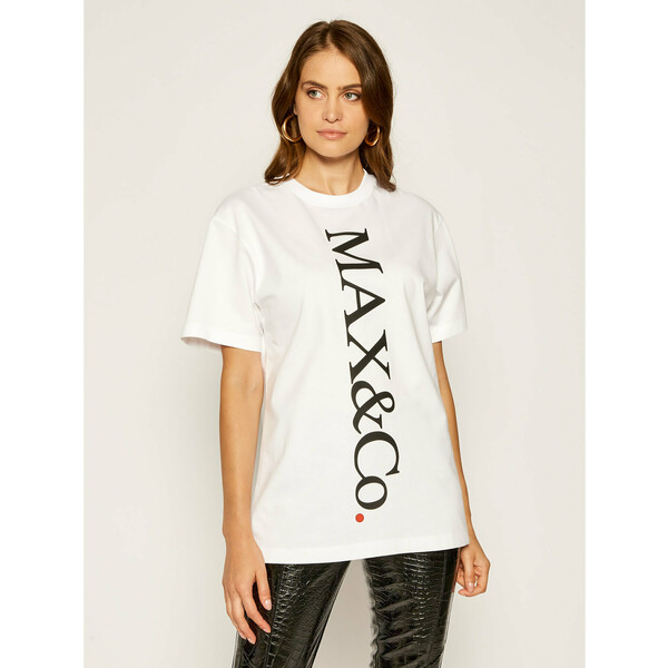 MAX&Co. T-Shirt Dalmata 69749120 Biały Regular Fit