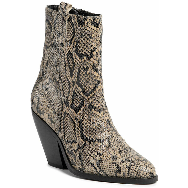Pepe Jeans Botki Hampsted Snake PLS50363 Beżowy