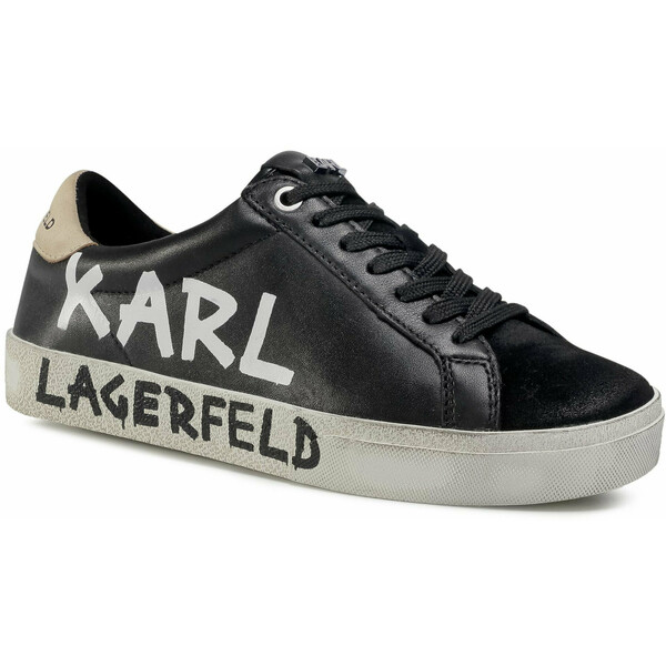 KARL LAGERFELD Sneakersy KL60110 Czarny